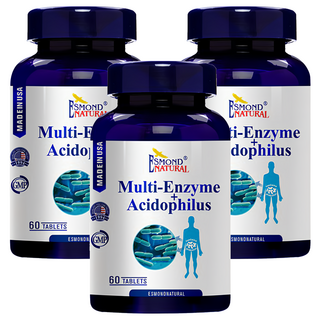 ESMOND NATURAL 愛司盟 綜合酵素益菌, 60顆, 3罐
