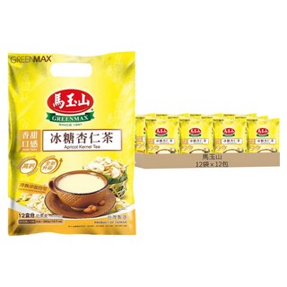 馬玉山冰糖杏仁茶 香甜口感 高鈣, 30g, 12包, 12袋