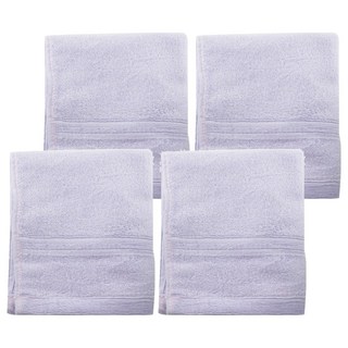 non-no 儂儂 細柔毛巾 #26022 33 x 77cm 棉紗, 紫色, 4條