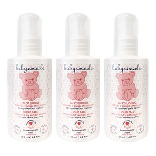 Babycoccole 寶貝可可麗 寶寶液態爽身粉, 125ml, 3瓶