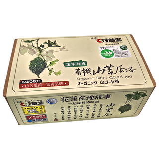 KAKOROT 淺草堂 有機山苦瓜茶 台灣產, 3g, 12包, 1盒