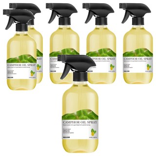 QUNDO 康朵 大容量樟腦油噴霧 500ml, 6個, 1個裝