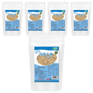 茂格生機 有機珍珠大麥 洋薏仁, 5包, 450g