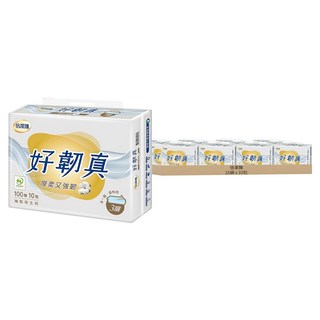倍潔雅 好韌真 抽取式衛生紙 3層 100張, 10包, 16袋