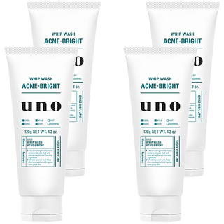 uno 台灣公司貨 新 抗痘洗顏洗面乳, 120g, 4條