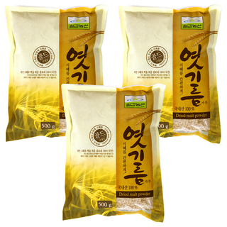 Chilkab Nongsan 麥芽粉, 韓國產大麥製作, 500g, 常溫保存, 3包