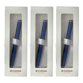 PLATINUM 白金牌 原子筆 BG-300, 藍色, 3支