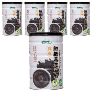 統一生機 有機細緻黑芝麻粉, 350g, 5罐