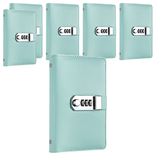 密碼鎖現金收納本, 顏色隨機, 6個