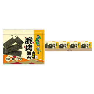 元本山 脆烤海苔 椒鹽風味, 34g, 20包