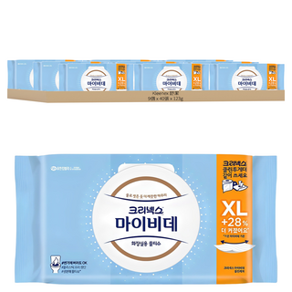 Kleenex 可麗舒 My Bidet 潔淨護理加大款濕式衛生紙, 123g, 1包, 9包