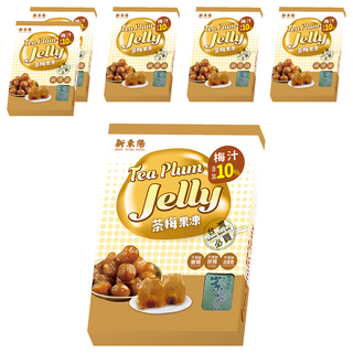 新東陽 茶梅凍，添加10%梅汁，台灣果品, 500g, 6盒