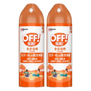 OFF! 歐護 家庭用噴霧式防蚊液 6oz, 180ml, 2瓶