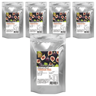 伊莎 純天然土耳其無花果乾, 5包, 300g