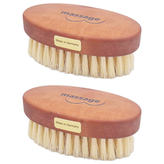 FALLER德國芙樂森 德國製 白豚鬃美胸按摩刷 (乾刷/沐浴按摩), 單色, 1個, 2個