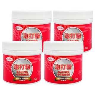 永詮食品 泡打粉, 無添加鋁鹽原料, 80g, 4罐