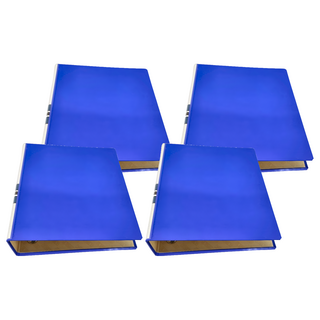 REGINA 立強牌 2吋D型三孔夾 R-8803D, 藍色, 4本