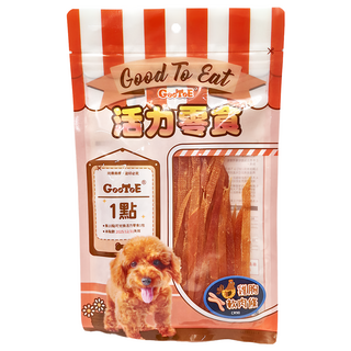 GooToe 活力零食 雞胸軟肉條 CR90, 無添加防腐劑化學色素化學香料, 115g, 1包
