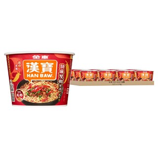 金車 HAN BAW 漢寶 勁麻雙椒牛肉風味麵 114g, 12入