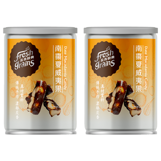長青穀典 南棗夏威夷果 傳統手工 濃郁炭香, 100g, 2罐