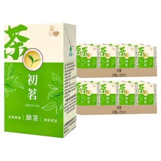 波蜜 靠茶 初茗綠茶, 茶韻豐富 清新回甘, 250ml, 48瓶