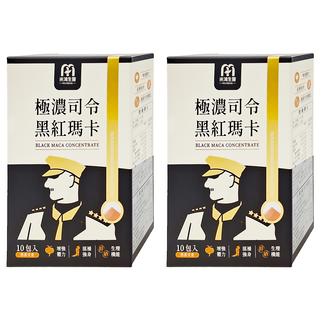 MIHONG 米鴻生醫 極濃司令黑紅瑪卡 奶素可食, 4g, 10包, 2盒