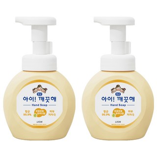 LION 獅王 趣淨 洗手慕斯 爽身粉香, 250ml, 2瓶