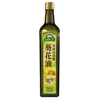 得意的一天 頂級高油酸葵花油, 富含維生素E，無添加物，適合高溫烹調, 750ml, 1瓶