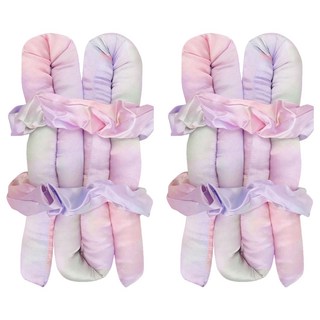 AHOYE 無熱懶人捲髮棒 混合顏色 2個 告別熱損傷 打造自然捲髮 操作簡單方便