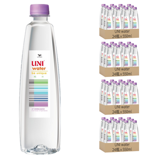 UNI water 純水 550ml x 24瓶/箱, 96瓶