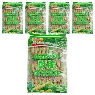Chiao-E 巧益 酥脆蔬菜薄餅, 270g, 5袋