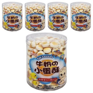 Chiao-E 巧益 小蛋酥, 牛奶, 130g, 5罐