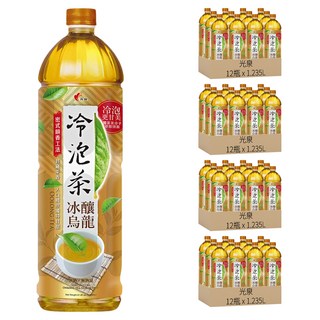 光泉 冷泡茶 冰釀烏龍茶 無糖, 1.235L, 48瓶