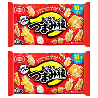 KAMEDA 龜田製菓 綜合米果 日式混合米餅 10種口味, 120g, 2包