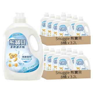 Snuggle 熊寶貝 柔軟護衣精 7合1護衣 柔軟舒適 去除靜電 含消臭成分, 3.2L, 16桶