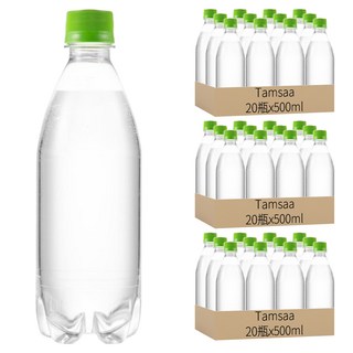 Tamsaa 無標籤萊姆風味氣泡水, 500ml, 60瓶