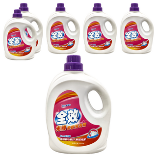 毛寶 全效光鮮柔軟洗衣精 食用級小蘇打 溫柔花香, 3.5kg, 6桶