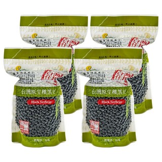 超賀 原生種黑豆 台灣在地農產 豆漿專用 無添加防腐劑及色素, 550g, 4包