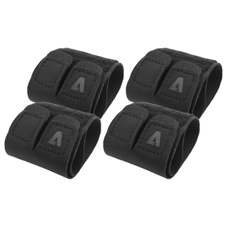 超輕薄運動護指套 雙指, M, 黑色, 4個