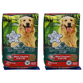 CLASSIC PETS 加好寶 成犬 狗糧 犬用, 牛肉, 10kg, 2包