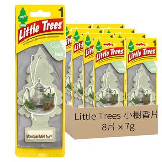 Little Trees 小樹香片 薄荷茶, 持久清新, 適用於車內/家庭/辦公室, 7g, 8片