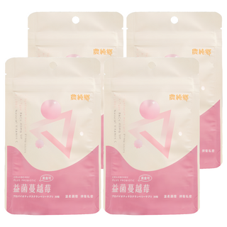 農純鄉 益菌蔓越莓膠囊, 30顆, 15g, 4包