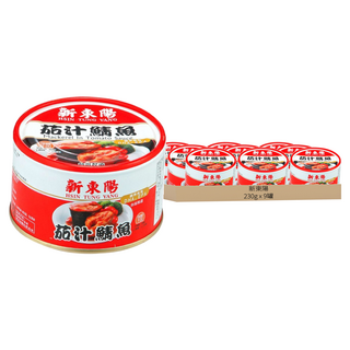 新東陽 茄汁鯖魚, 含DHA EPA, 台灣製造, 230g, 9罐