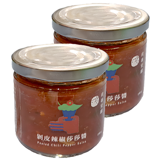 剝皮辣椒莎莎醬, 190g, 2罐