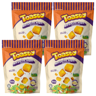 Win2 麵包餅 奶油味, 4包, 100g