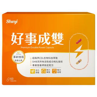 SHINJI BIOMEDICAL 信吉生醫 好事成雙膠囊 500mg, 1個, 60顆