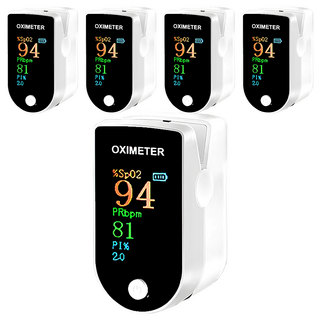 HANLIN 手指血氧偵測器 運動專用 OLED螢幕, OXI, 5個