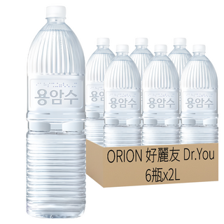 ORION 好麗友 Dr.You 無標籤濟州熔岩水, 2L, 6瓶