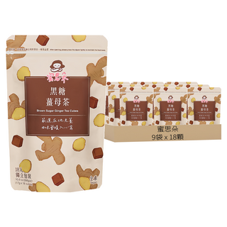 蜜思朵 黑糖薑母茶, 17g, 9袋, 18入