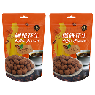 MR.JOHNSON 強森先生 咖啡花生 枕包, 粗粒香酥, 130g, 2包